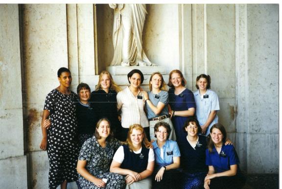 Too many sisters...I can't name them all, on a sister's p-day with Sister Clegg.
Amy  Gomez
11 Aug 2005