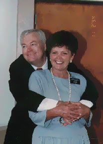 President Dyer and Sister Dyer showing affection.
James Trump
20 Mar 2003