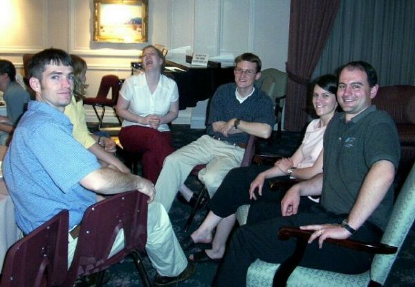 Elders Iverson, Hadley and Booth and wives talk about the effects of their missions on their lives and how much weight they lost in the mission.
Brandon Jensen
07 Apr 2002