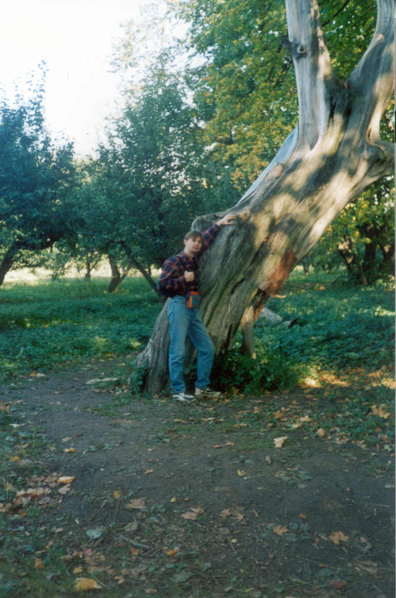 The tree of the poor: if a peasant needed anything s/he called the bell attached to the tree before Leo Tolstoy's mansion.
Sergey Loktionov
24 Apr 2003