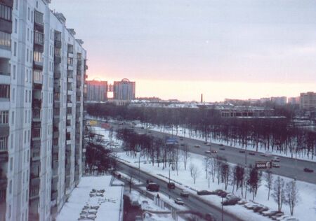 As the sun sets in the west, it gives a piscuresque scene of wintery Moscow
Joseph Michael Glotzbach
21 Feb 2003