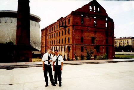 Elder Bigham and Elder Munoz and the last house standing after the great war.
Johann Kristofferson  Munoz
31 Mar 2005