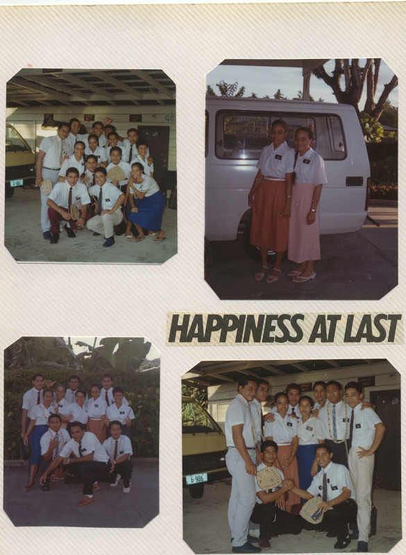 Upon our release from our training at the MTC, we're excited to go to our area's
Sonia Siniua James
21 Apr 2000