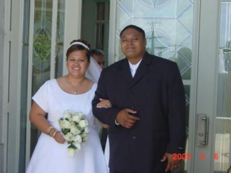 our wedding day..THE MAMEA'S OPENED THE TEMPLE WITH A TEMPLE WEDDING
faaletaua nafanua Mamea
13 Apr 2006