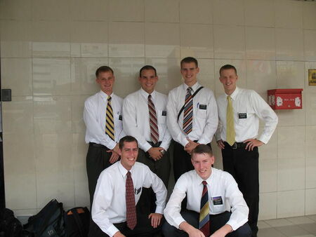 Elder Richards, Elder McEntire, Elder Sobrio,
Elder Mortensen, Elder Giles, Elder Dewitt
Michael Stephen McEntire
13 Oct 2007