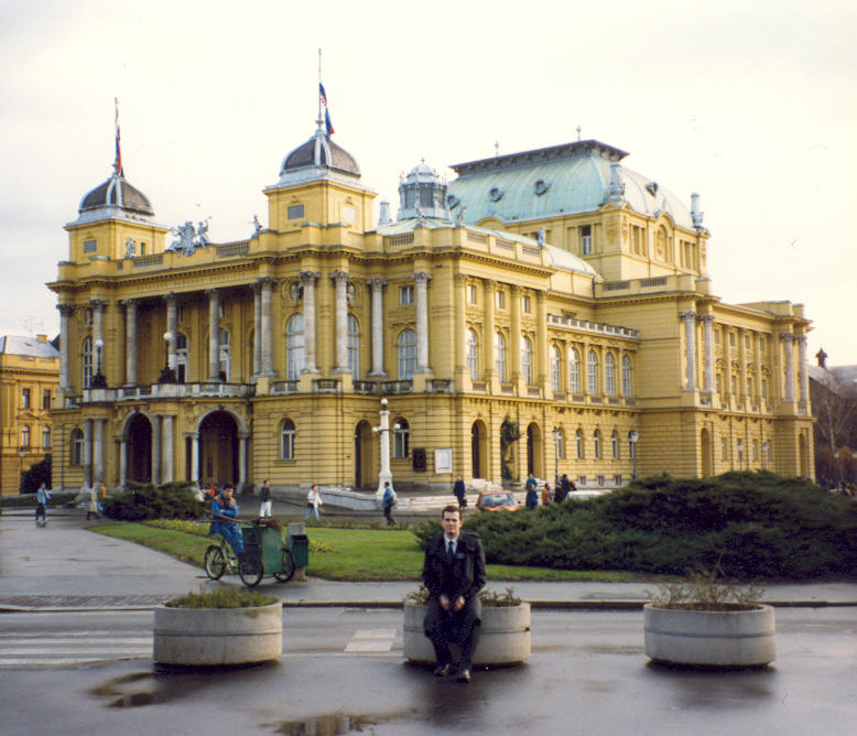 Elder Bryan in front of the Zagreb Opera House
Richard Paul Woodruff
17 Jan 2004