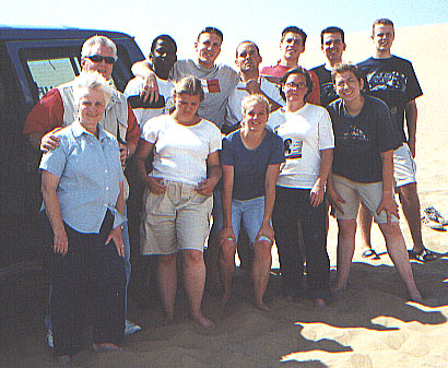 Coming back from Dune Boarding in 