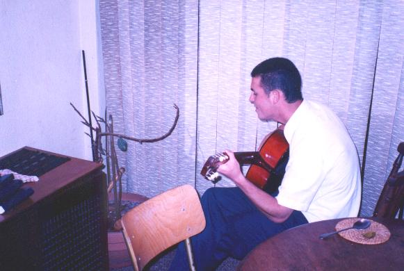 Elder N. Slater tries to save our plant by singing his rendition of 