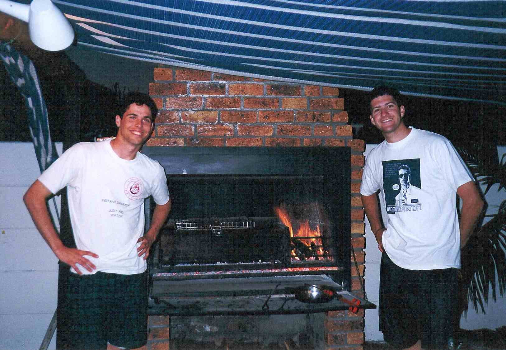 Stan Merrill and I cookin up some mean chicken!
James Eugene Brown
26 Nov 2002