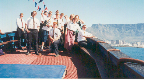 A zone boat ride?   Where's that in the white handbook?

We got special permission for Sister Brady's birthday (President really liked Sister Brady).
Bill  Peavoy
29 Aug 2001