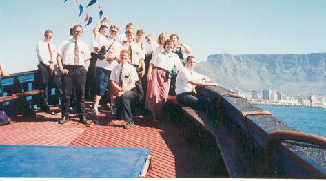 A zone boat ride?   Where's that in the white handbook?

We got special permission for Sister Brady's birthday (President really liked Sister Brady).
Bill  Peavoy
29 Aug 2001