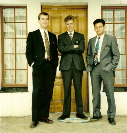 Elders Boyack, Wright, and Lotter in front of our flat in Ladysmith.
Kevin Lyle Thompson
12 Feb 2008