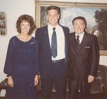 Pres & Sister Margettes with Elder Larson - July 31, 1982 in MTC at departure to South Africa.
Stanley L Larson
17 Sep 2001