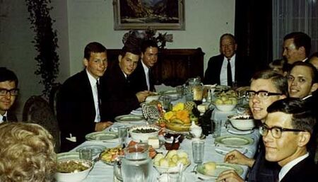 American Thanksgiving dinner with President and Sister Badger at the mission home,  November 1968
Brian  Anderson
06 Oct 2003