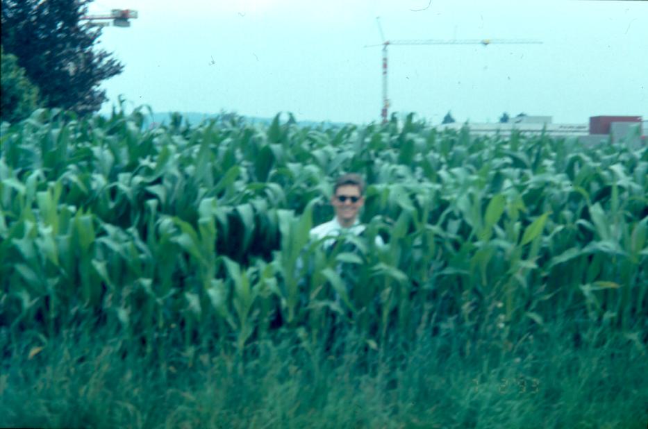 Blurry picture of me in some cornfield.  Herzogenbuchsee, July 1993
Brett E Rinn
11 Jun 2007