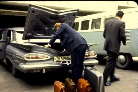 Mission home vehicles, September 1963.
Fred Eugene May
01 Sep 2012