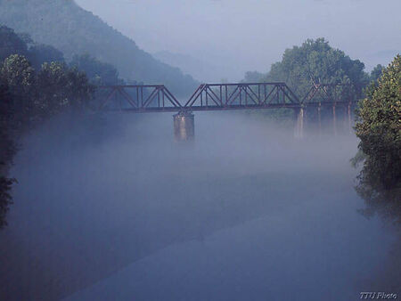 This is just west of Cookeville, right on I-40.  Bishop Martin's store and rafting business (Burgess Falls Ward) is just around the mountain.
John Turvaville
18 Dec 2001