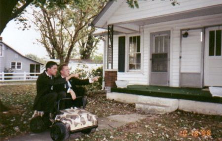 Elders Godfrey and Peterson scouting out Lafayette, TN in the mission jeep.
Kory Wendel Godfrey
04 Jun 2002