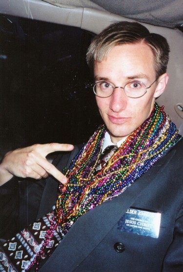 Elder Johnson attends Mardi Gras family parade with Elder Madsen and member, Sister Bonton and her son David.
Joshua David Madsen
24 Feb 2002