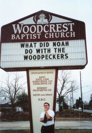Woodcrest Baptist Church in Port Arthur poses a question worth pondering, as Elder Josh Madsen discovers. February 2002.
Joshua David Madsen
24 Feb 2002