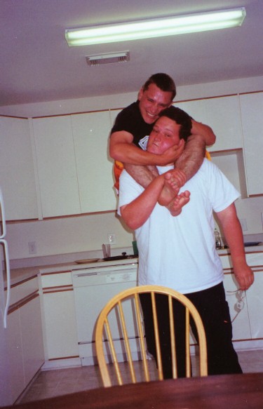 Elder Madsen puts the WWF modes on Elder McAdam--repent Elder!
Joshua David Madsen
02 Sep 2002