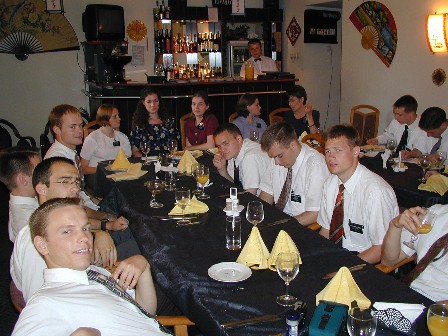 The best part of Zone Conference...Eating out afterwards! :)
Heather  Hokanson
12 Nov 2003