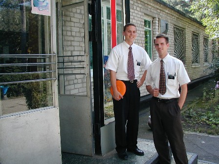 This is outside what I assume to be where the branch in the Crimea meets. I miss those crazy bars on the windows!
Heather  Hokanson
12 Nov 2003