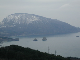 Black Sea and mountains near Yalta
David  McQueen
11 Nov 2004
