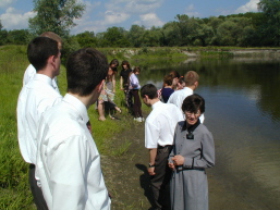 Baptismal font in Golovach, we saw two baptisms here
David  McQueen
12 Nov 2004