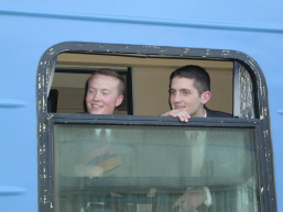 Close-up of missionaries leaving on the train
David  McQueen
13 Nov 2004