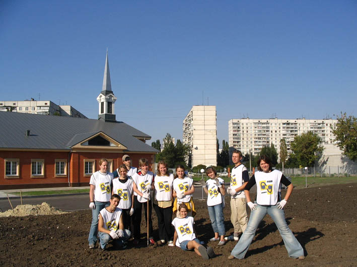 Youth at the new chapel
David  McQueen
16 Sep 2005