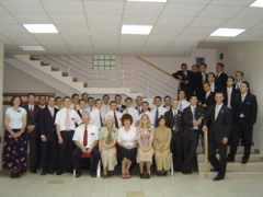 Picture from the August 2005 Kharkov Zone Conference for both zones. The Hubbles, a senior couple, are on the front row to the left.
Samuel Baugh Hislop
12 Mar 2006