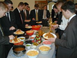 Zone leader meeting, everybody liked Sister McQueen's cooking
David  McQueen
13 Nov 2004