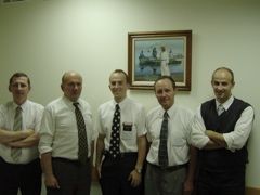 These are some of the most solid church leaders I have ever met - particularly President Mikulin to the right of me.
Samuel Baugh Hislop
12 Mar 2006