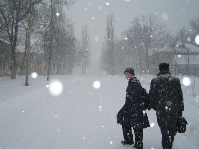 Come snow, sleet, or hail, rain, dogs, drunks, snow, ash (which happens in Donetsk) and did I mention snow...
Daniel Augustine Brilliant
28 Jul 2006