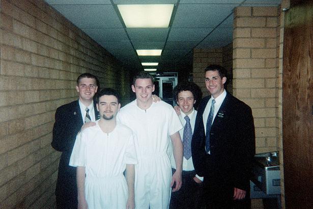 Baptism of Arthur Mooney  April 04 Riverdale.
Elders Wiser, Thomley, and Camp.
Scott B. Wiser
27 Dec 2004