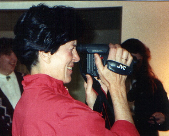 Sister West and her ever-present video camera.  Sister's Pajama Party - December 1991
Wendy  Elliott
05 Nov 2005