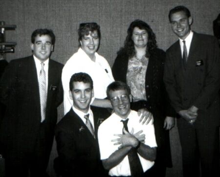 Taken at Zone Conference:
Elder Dempsey, Sister Weston, Sister Dodge, Elder Fraze; bottom: Elder Nightengale, Elder Bradford
Wendy  Elliott
05 Nov 2005