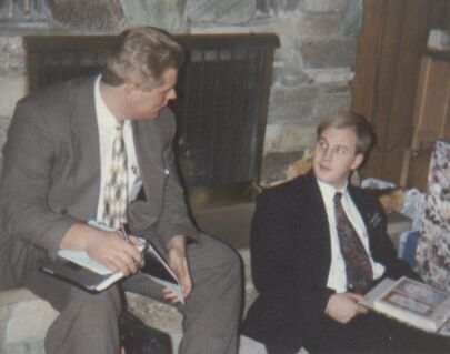Elder Gibson and Elder Curlee, Provo 7- Peaks Area, January 1997
Andrew K. Leukhardt
18 Nov 2002