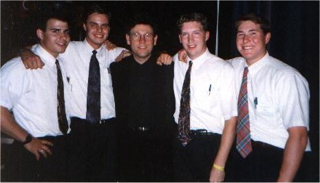Elder Bingham, Elder Llewellyn, Michael McLean, Elder Carr, Elder McCracken
Brian  Llewellyn
15 Jan 2003