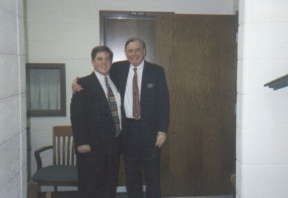 Last Interview with Pres. Hancock and Elder Leukhardt before the Hancocks were released.  April 1997
Andrew K. Leukhardt
18 Nov 2002