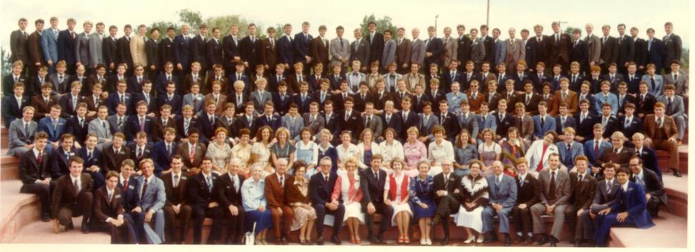 Mission presidency in front. Pres Cooley called all missionaries into SLC for one last meeting before he went home.
Tim W. Luscher
07 Feb 2002