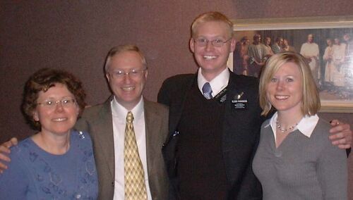 Elder Parkinson and his family at final testimony February 2005 (his mom, dad and sister)
Ed Smith
18 Feb 2005