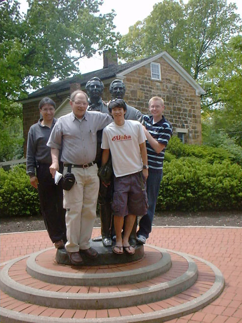 Ah yes they are still together with the old man ed from t-ville (outside Carthage Jail May 2006)
Ed Smith
26 May 2006