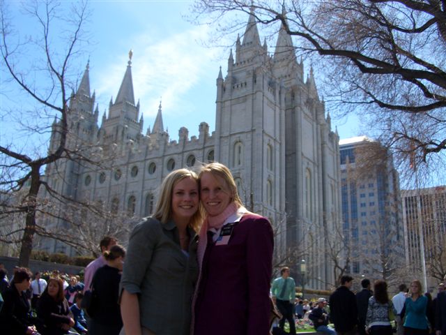 Sister Reed with friend from Maryland during Conference weekend in April 2006
Jeniece Michelle Reed
27 Aug 2006