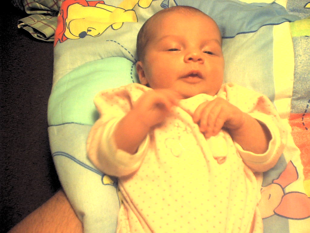 Mi Emely chiquita de 14 dias!
Moroni Graydon Burton
18 Dec 2003