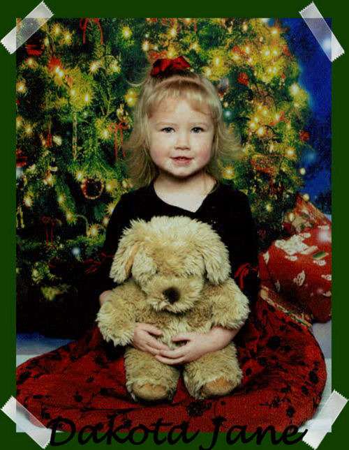 Here is my second daughter. She is 3 years old.
Clay  Freeze
12 Jan 2007
