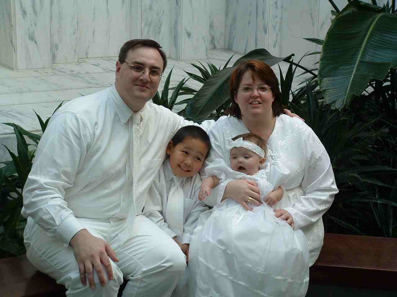 Here is the picture I originally tried to send (hopefully this really is the right one). This is a picture of all of us right after we had Lexie sealed to us (yeah, that cookie dough as caught up with me!)
Joaquin 