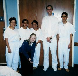 February 1, 2004 (Left to Right) Mayra, Brenda, me, Ana, Elder Crittendon, Frank
Annie  Gibbons
18 Apr 2004