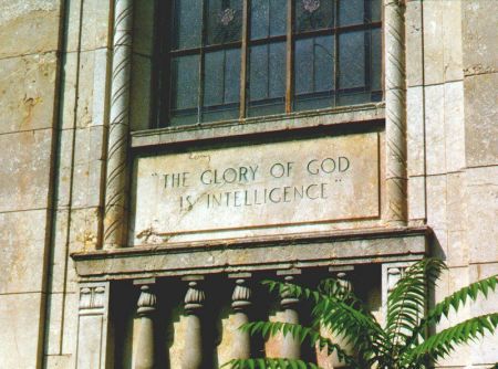 Washington DC Stake Center (now owned by Moonies) with D&C 93:36 quote
David  Pabst
11 Oct 2002